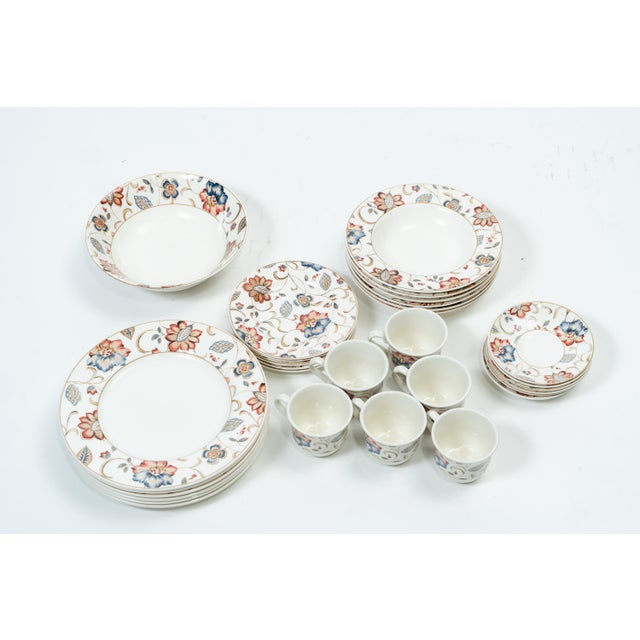 Jacobean English Ceramic Dinnerware by Churchill, 2000s, Set of 31 For Sale - Image 10 of 10
