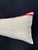Turkish Hemp Pillow Cushion Natural Beige Red Cushion Cover 14x40 For Sale - Image 4 of 4