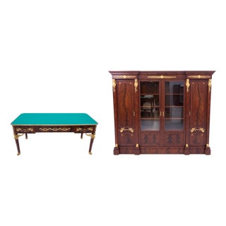 Office Set by Mercier Frères, France, Set of 2 For Sale