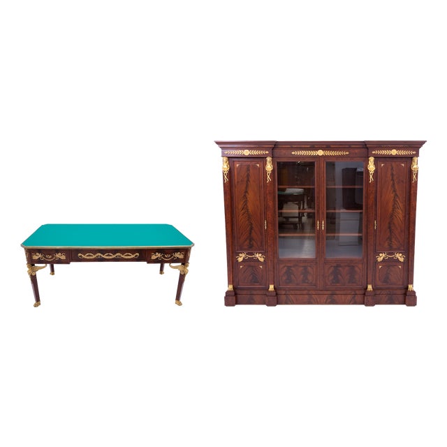 Office Set by Mercier Frères, France, Set of 2 For Sale