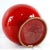 Italian Red Ceramic Vase, 1960s For Sale - Image 6 of 7