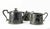 Sheffeld tea set is an original decorative set of objects realized in the half of the 20th century. Chiseled silverplate....