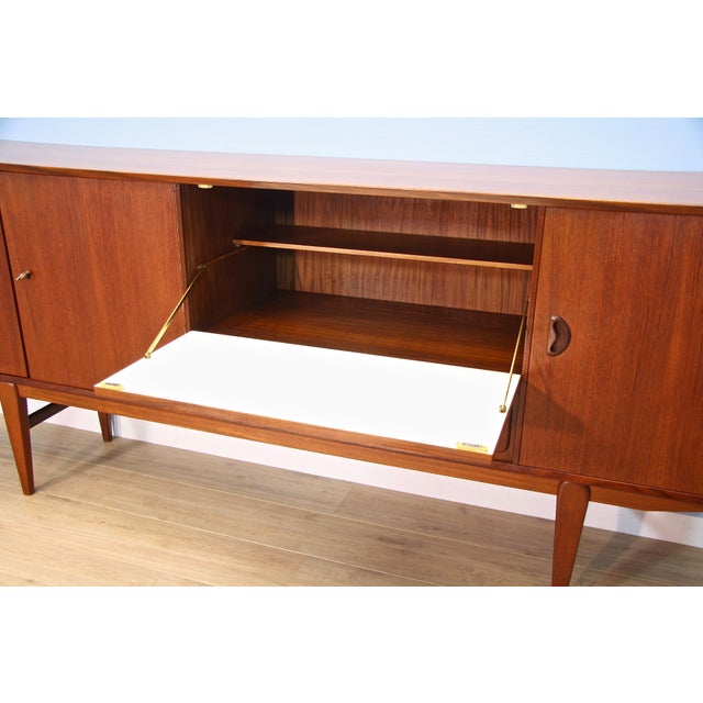 Wood Dutch Teak Sideboard by Louis Van Teeffelen for Wébé, 1960s For Sale - Image 7 of 12