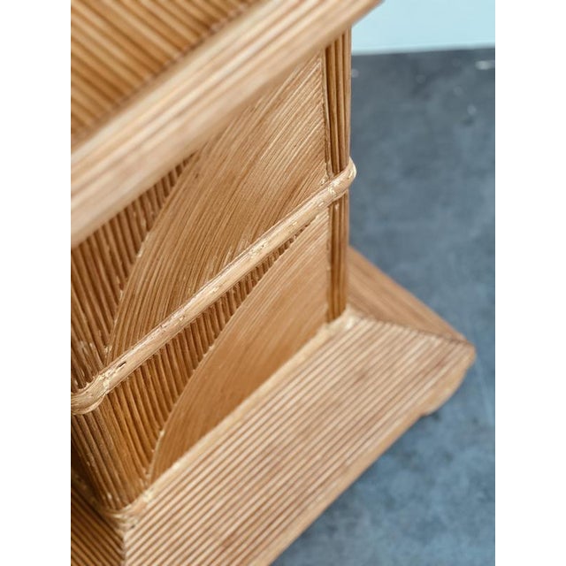 Vintage French Split Bamboo Pedestal, 1970s For Sale - Image 12 of 16