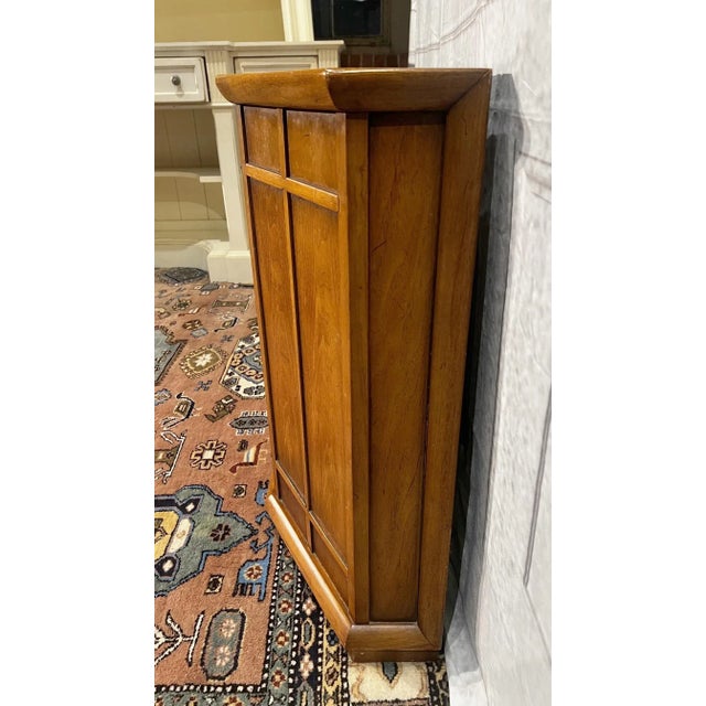 1960s John Van Koert for Drexel 2-Door Walnut Cabinet For Sale In Boston - Image 6 of 11