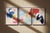 2026, Mid-Century Modern Style, Abstract Painting Triptych in Pastel Tones, Floating Shapes, Acrylic on Watercolor Paper by Ryan Rivadeneyra For Sale - Image 10 of 11