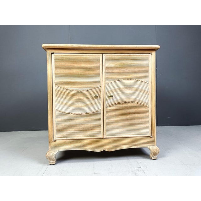 1970s Vintage Pencil Reed Cabinet, 1970s For Sale - Image 5 of 8