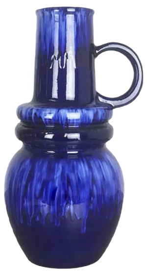 Large Vintage Vienna Fat Lava Vase from Scheurich, 1970s