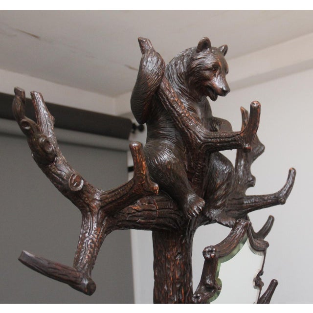 19th Century Black Forest Bear Hall Stand, 1880s For Sale - Image 15 of 18