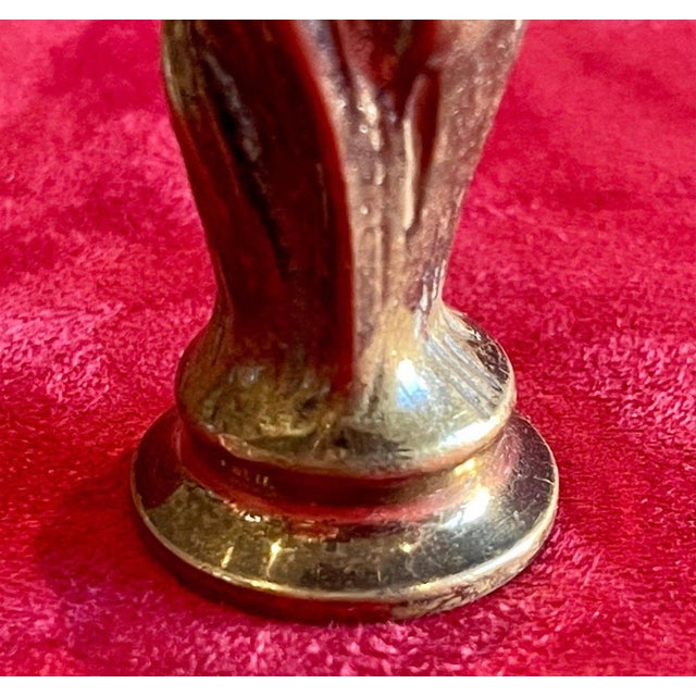 Art Nouveau Bronze Sealing Seal For Sale - Image 6 of 10