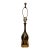 1970s Mid-Century Modern Teardrop- Or Genie-Form Polished Brass Table Lamp For Sale