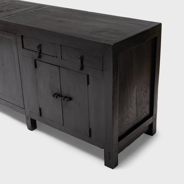 Antique Chinese Six Door Prosperity Coffer, 19th Century For Sale - Image 4 of 8