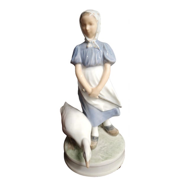 Royal Copenhagen Danish Hand-Painted Fine Porcelain Figurine For Sale