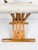 White Mid-Century Modern Italian Folding Chair in Beechwood and Raw Cotton Canvas, 1970s For Sale - Image 8 of 18