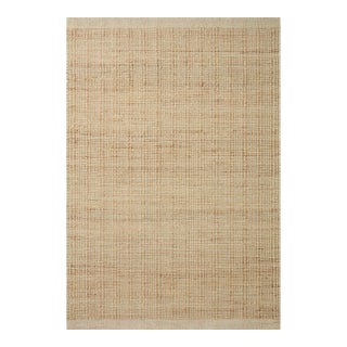 Jean Stoffer x Loloi Cornwall Ivory / Natural 8'-6" x 11'-6" Area Rug For Sale