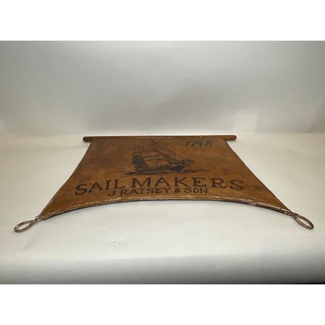 Painted Sailmakers Trade Sign For Sale - Image 12 of 12