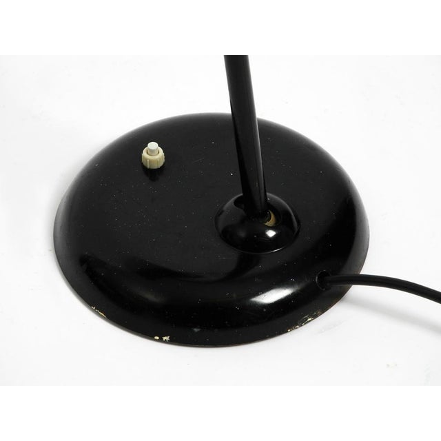 Industrial Metal Table Lamp Model 6581 in Black from Kaiser Idell / Kaiser Leuchten, 1940s For Sale - Image 15 of 18