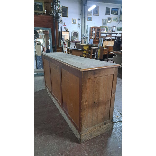Rustic Antique Fir Workbench, 1890s For Sale - Image 3 of 10