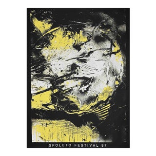 Emilio Vedova, Spoleto Festival 1987, Original Lithograph, 1987 For Sale