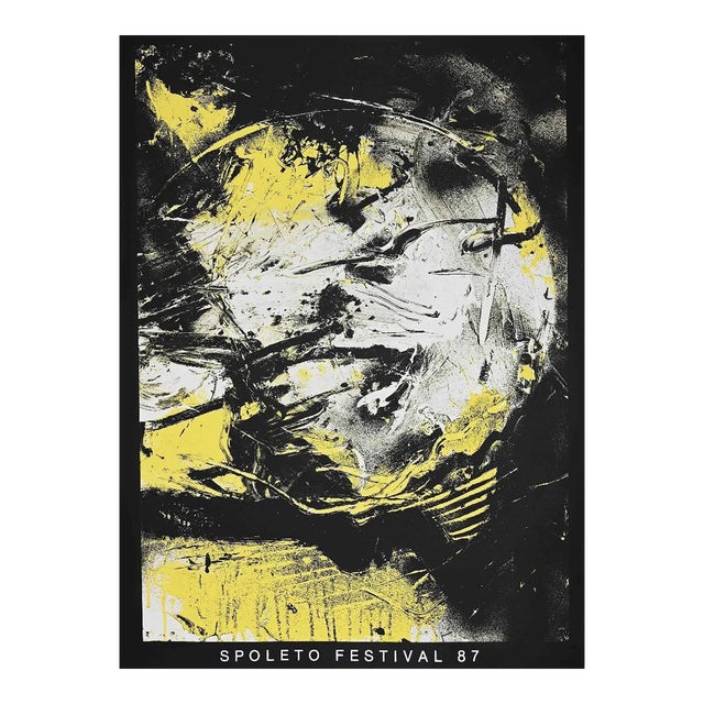 Emilio Vedova, Spoleto Festival 1987, Original Lithograph, 1987 For Sale