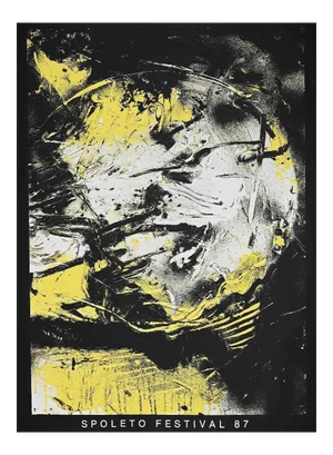 Emilio Vedova, Spoleto Festival 1987, Original Lithograph, 1987
