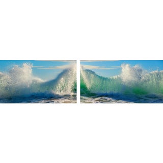 Saltwater Slinky - Photograph by George Diebold - Plexiglas Laminated Diptychy - Island of Kauai, Hawaii For Sale