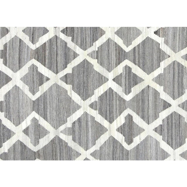 Contemporary Afghan Maimana Kilim. Hand woven with wool on wool foundation by the Maimana tribes of Northern Afghanistan....