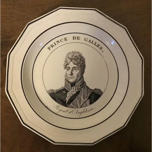 Ceramic Early 19th Century Creamware Portait Plates of English and French Examples by Wedgwood and Choisy - A Pair For Sale - Image 7 of 11