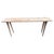 2010s Andrianna Shamaris St. Barts Teak Wood Console Table For Sale - Image 5 of 18