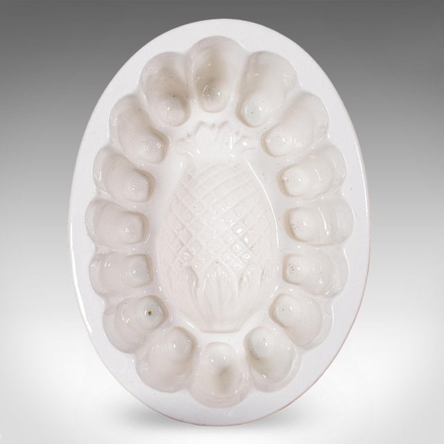 Set of 3 Antique Jelly Moulds, English, Ceramic, Kitchen Accessory, Victorian For Sale - Image 9 of 12