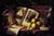 Massimo Reggiani, Still Life with Fruit, Book and Quill, 1990s, Oil Painting on Canvas, Framed For Sale - Image 3 of 7