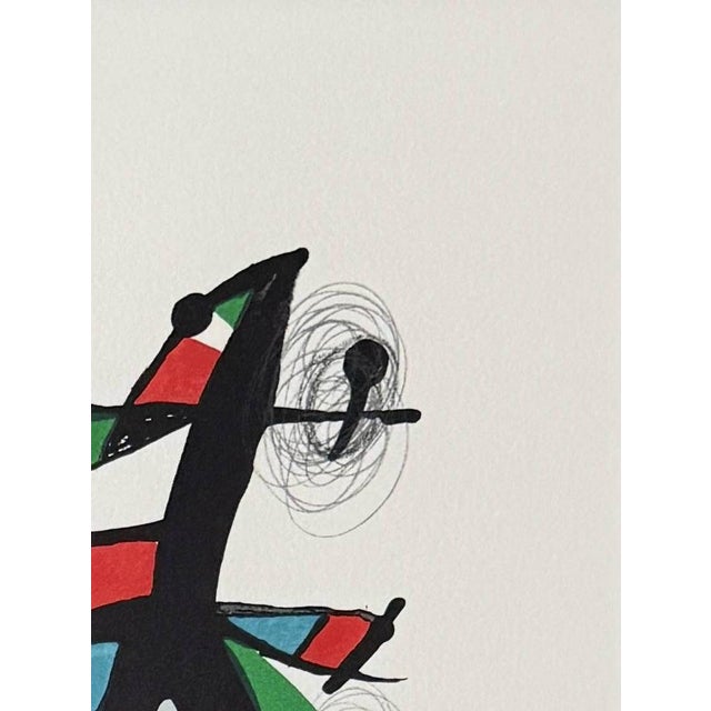 1980s Joan Miró, La Mélodie Acide, Planche V, 1980, Lithograph For Sale - Image 5 of 7