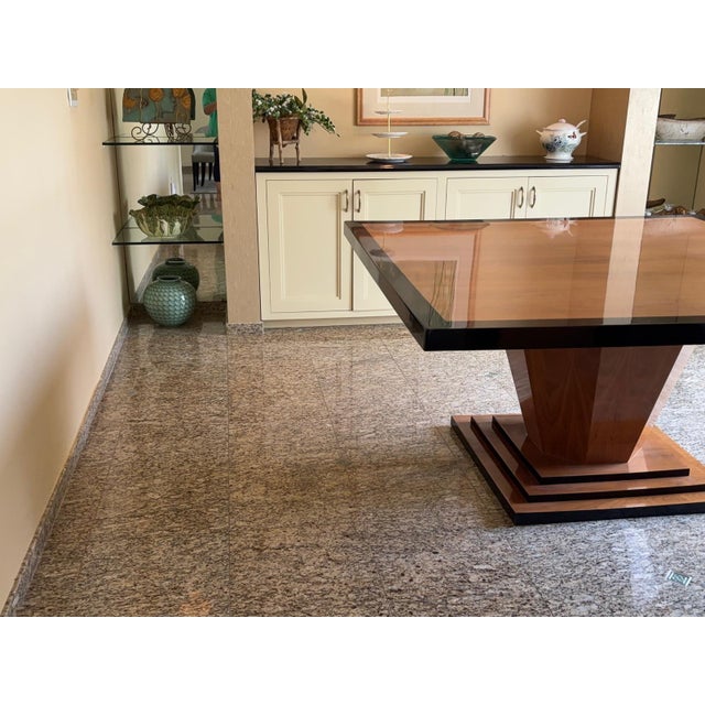 Wood Vintage Dakota Jackson Inspired Modern Dining Table For Sale - Image 7 of 12