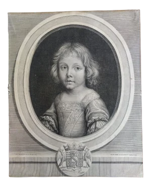 Antique French François Joseph De Lorraine Portrait Print