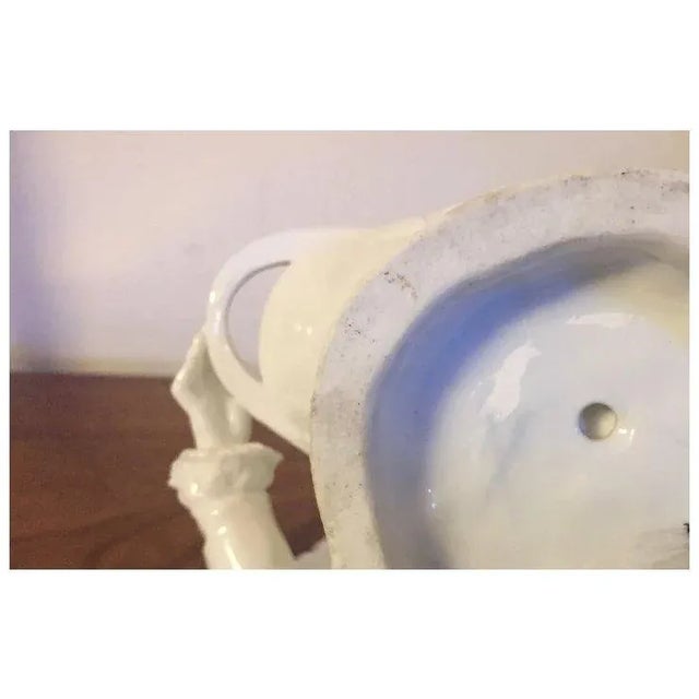 Antique 19th Century Meissen Blanc De Chine Porcelain Figural Sweetmeat Table Garniture For Sale - Image 11 of 13