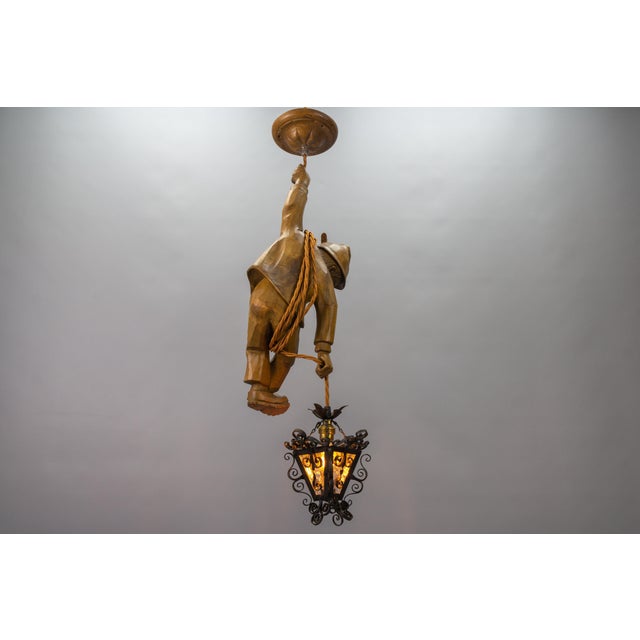 Vintage German Pendant Light, 1950s For Sale - Image 11 of 18