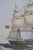 Pair Mid Century Clipper Ship Prints Windsor Castle & Swiftsure Maple Frames 12" For Sale - Image 9 of 11