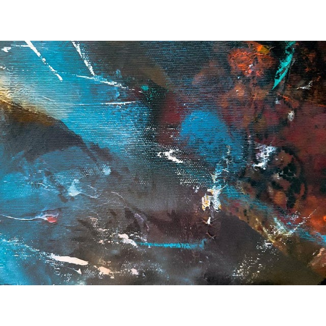 Early 21st Century Ovidiu Kloska, Between the Orchid Petal, Mixed on Canvas For Sale - Image 5 of 12