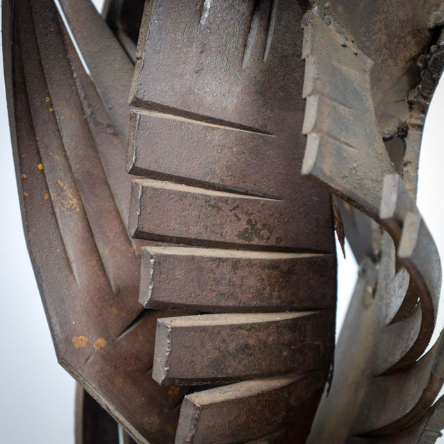 Dutch Artist, Brutalist Abstract Sculpture, 1960s, Iron For Sale - Image 10 of 11