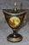 Pair English Style Tole Painted Metal Small Brass Mounted Urns For Sale In Philadelphia - Image 6 of 13