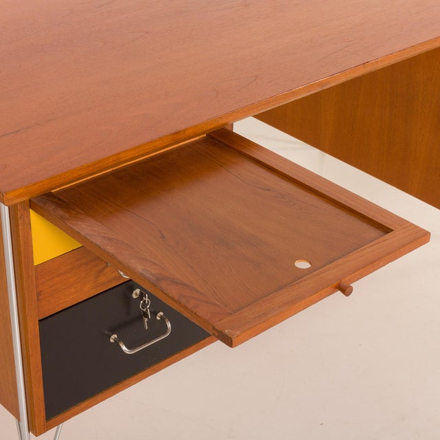 Mid-Century Modern Danish Teak Desk, 1970s For Sale - Image 9 of 18