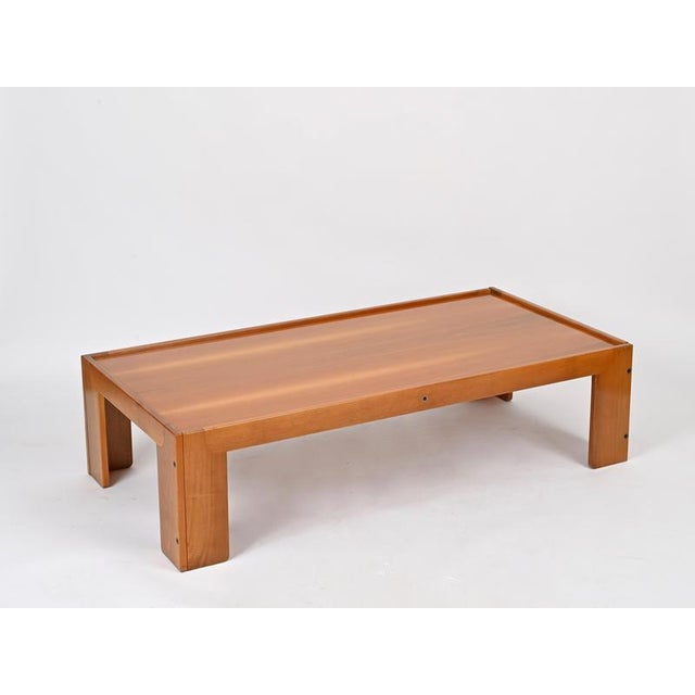 Large Coffee Table attributed to Afra and Tobia Scarpa for Cassina, Italy, 1960s For Sale - Image 6 of 18