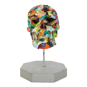 1970s Painter Anatomical Skull