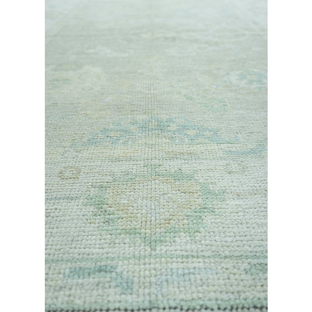 Turkish Oushak Rug 3'11" x 6'2" #19404 For Sale In Houston - Image 6 of 8
