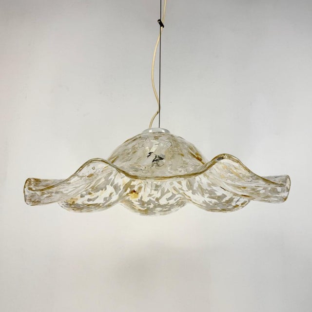 Mid-Century Modern Large Murano Glass Pendant Light by La Murrina, Italy, 1970s For Sale - Image 3 of 10