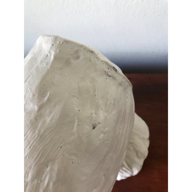 Rustic European Bust of a Little Dutch Girl in a Bonnet For Sale - Image 3 of 11