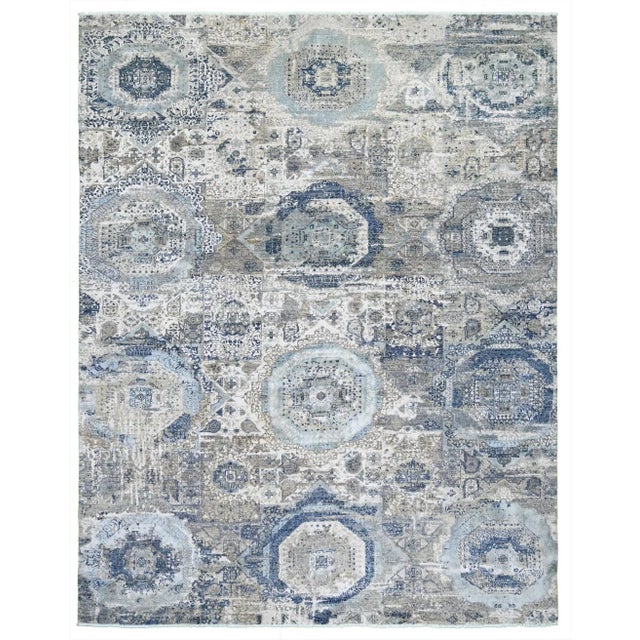 2020s 2020s Handmade Modern Wool Rug. 09'00" X 12'00" For Sale - Image 5 of 5