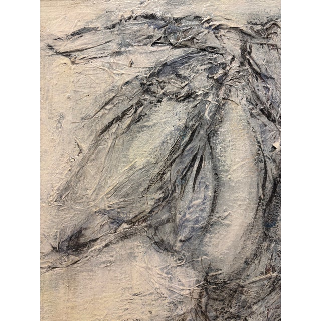 Mid-Century Modern Vintage Mid-Century Modern Abstract Oil Painting For Sale - Image 3 of 16