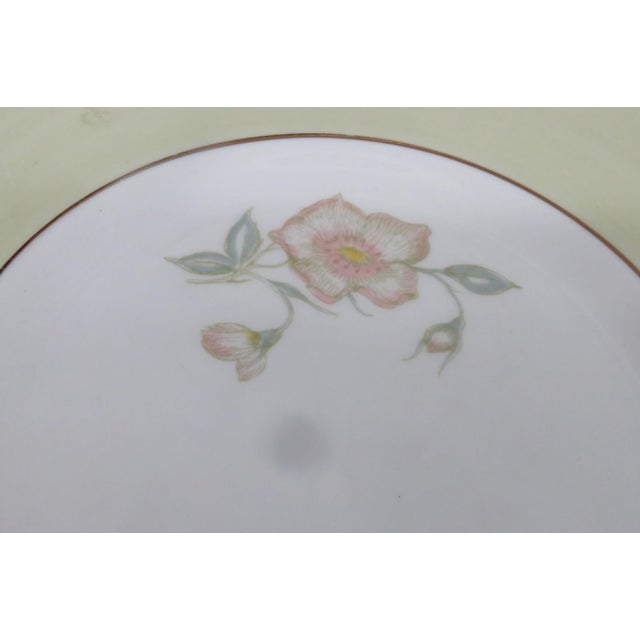 Susie Cooper Wild Rose Pastel Plates Set of 4 Made in England Bone China 4841b For Sale In Miami - Image 6 of 10
