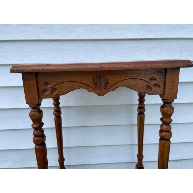 End table Console End Table Cherry Vintage 18x24x11.5"
